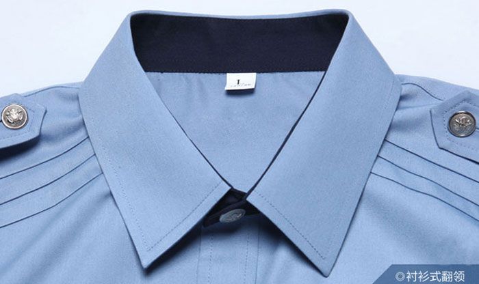 物業(yè)保安服襯衫-標準領型
